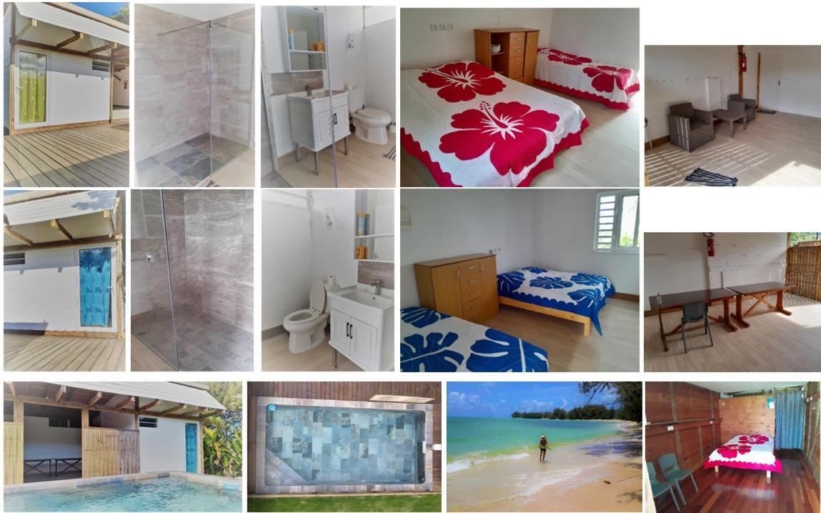 Mataura Mara'Ai Le Spot Tubuai, Chambre Triple Deluxe Mahu Sdb Privee Avec Piscine מראה חיצוני תמונה
